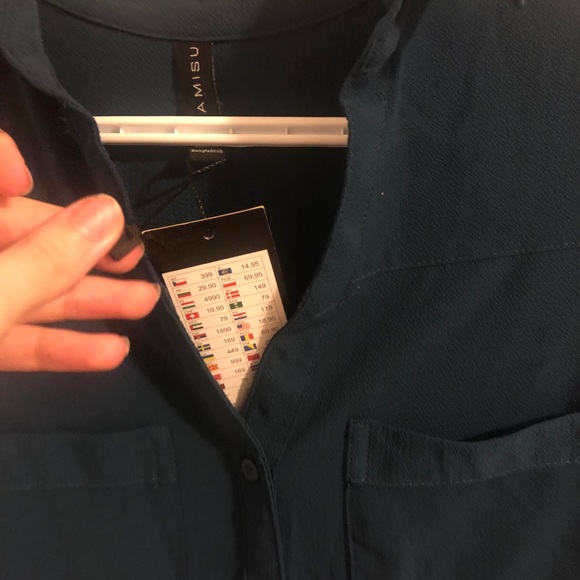 Dark green women’s blouse - Picture 7 of 7